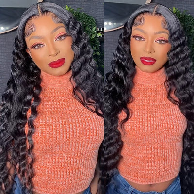 5x5 Loose Deep Lace Closure Wig With Pre Plucked Hairline HD Lace Wear And Go PPB Wig