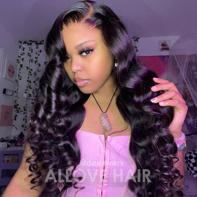 Long 40 Inch Body Wave Human Hair Wig HD 13x4 Glueless Lace Front Wigs Brazilian Remy Human Hair Wigs