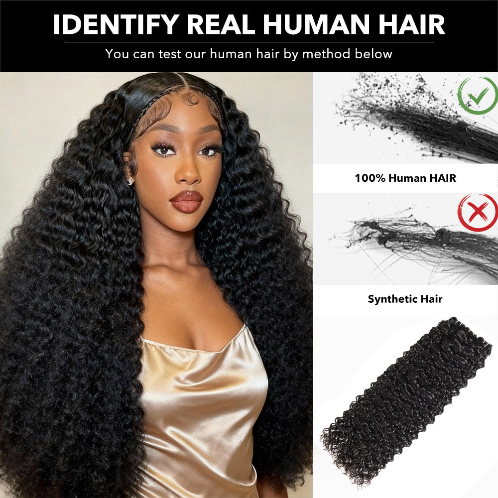 30-38 Inch Long & Thick Water Wave Hair Bundles Super Voluminous Human Hair Weave - AlloveHair