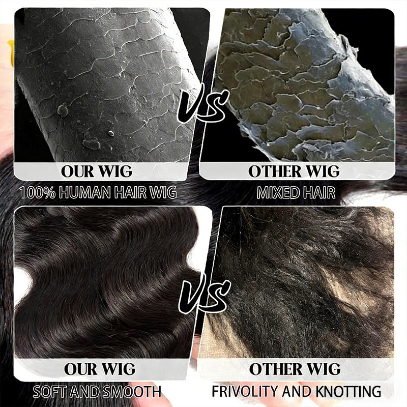 250% Density Body Wave 13x6 Lace Front Wig 30 Inch Pre Plucked Ready To Wear Glueless Wigs - AlloveHair