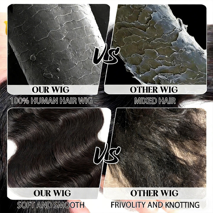 250% Density Body Wave 13x6 Lace Front Wig 30 Inch Pre Plucked Ready To Wear Glueless Wigs - AlloveHair