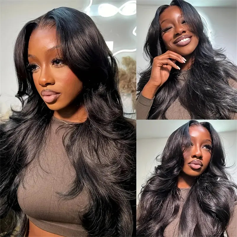 32 Inch 13x6 Lace Front Wigs Human Hair 180 Density Body Wave HD Lace Wigs for Women 100% Real Glueless Wigs - AlloveHair