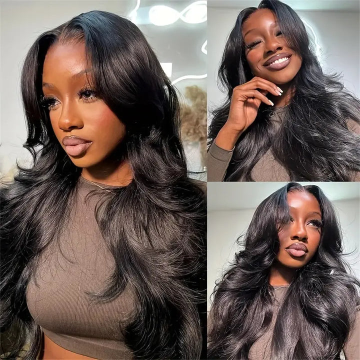 32 Inch 13x6 Lace Front Wigs Human Hair 180 Density Body Wave HD Lace Wigs for Women 100% Real Glueless Wigs - AlloveHair