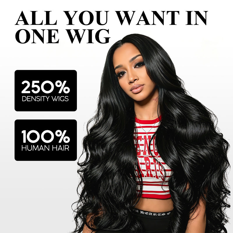 30 32 40 Inch Body Wave 5x5 13x4 HD Lace Front Wigs Human Hair Pre Plucked Pre Bleached Knots Glueless Wigs