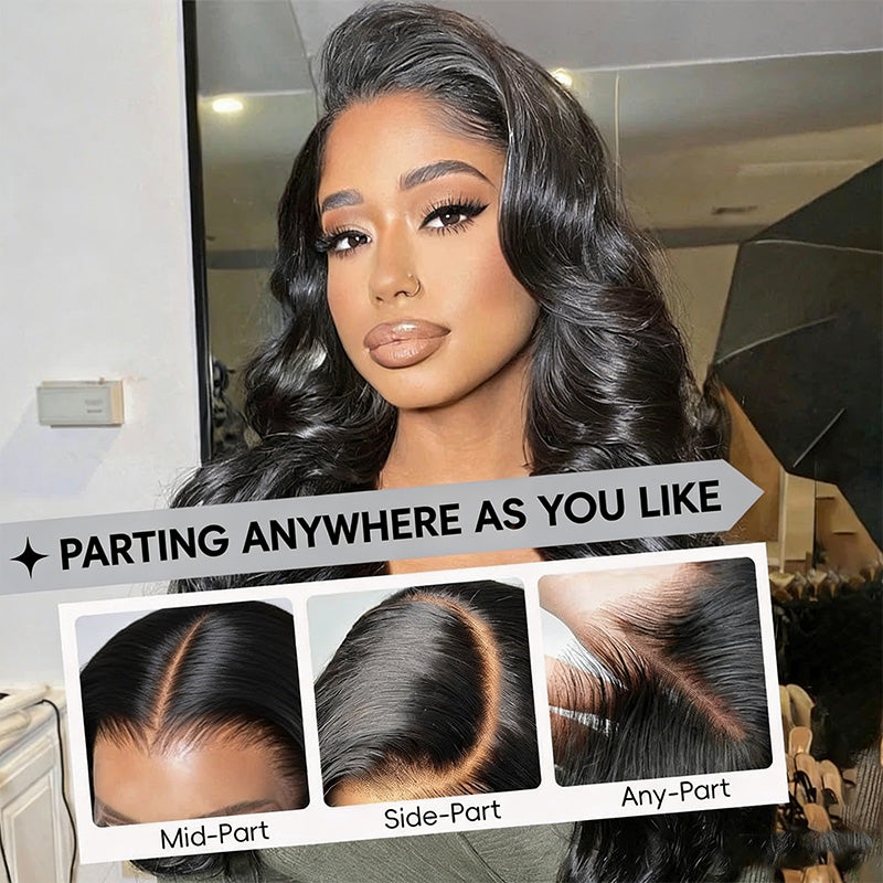 250% Density Body Wave 13x6 Lace Front Wig 30 Inch Pre Plucked Ready To Wear Glueless Wigs - AlloveHair