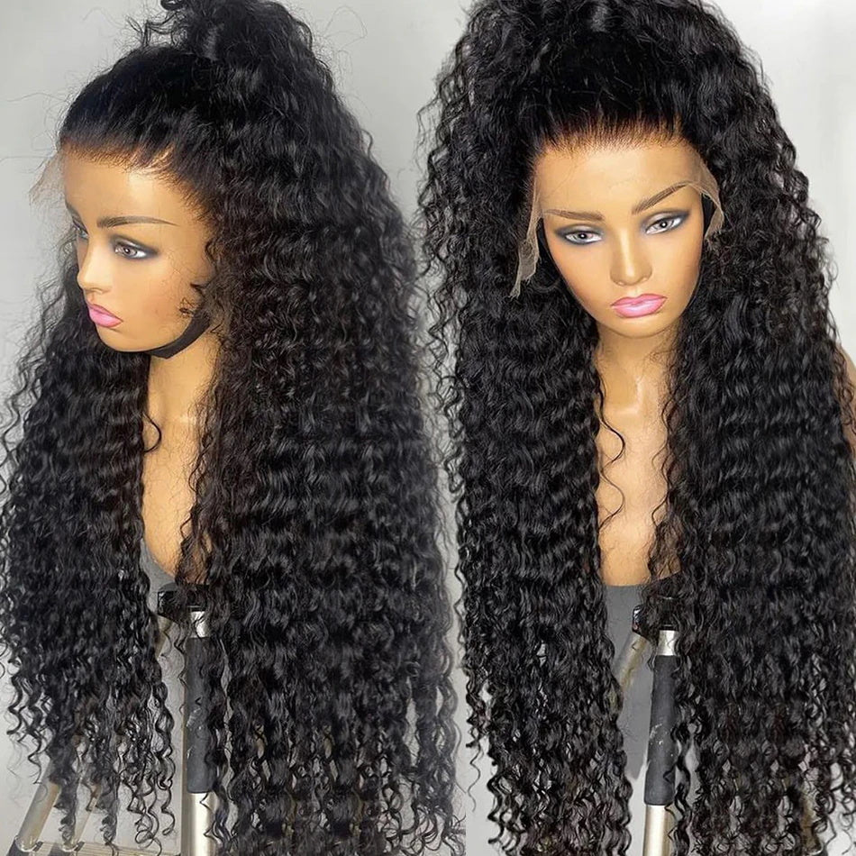 13*4 Water Wave Lace Front Wig Undetectable Lace Wig Glueless Human Hair