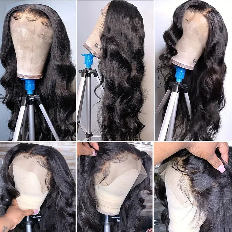 Pre Plucked Ready To Wear Wig | 13x4 Body Wave Lace Front Glueless Human Hair 200 Density Wig For Beginners