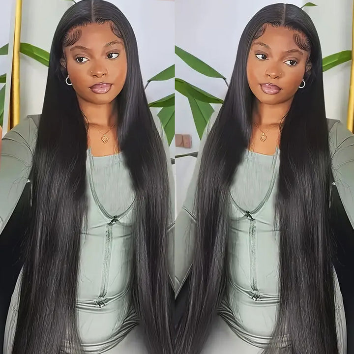 Ultimate 13x4 HD Lace Front Wig | Silky Straight Human Hair | Adjustable Straps | Natural Looking - AlloveHair