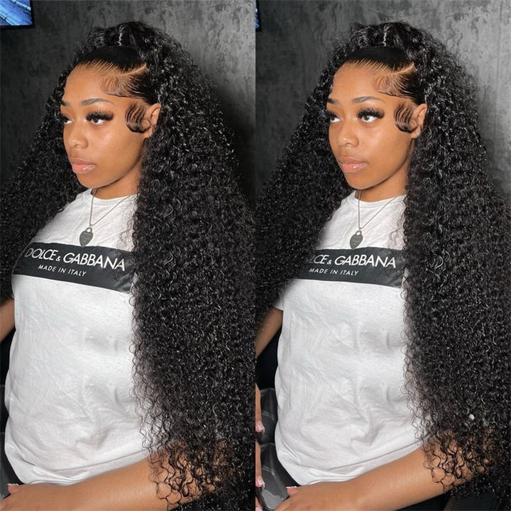 【Big/Small Head Friendly Wig】13x4 Deep Wave Lace Front Wig Curly Human Hair Wigs Ready To Wear Glueless Wig