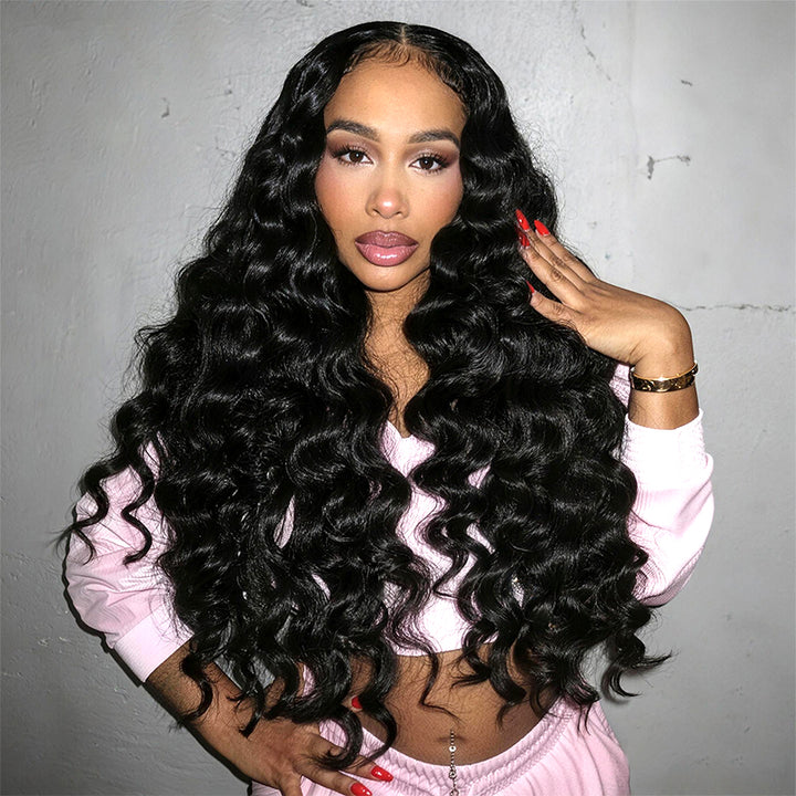 30 40 Inch Loose Deep Wave Glueless Wigs 5x5 Ready to Wear Pre Everything Human Hair Wigs 250 Density Thick Hair