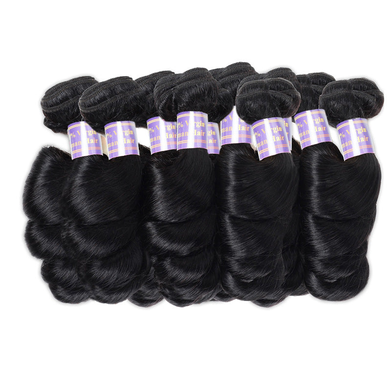 Allove Hair 8A Virgin Loose Wave Human Hair Wholesale 10 Bundles - AlloveHair
