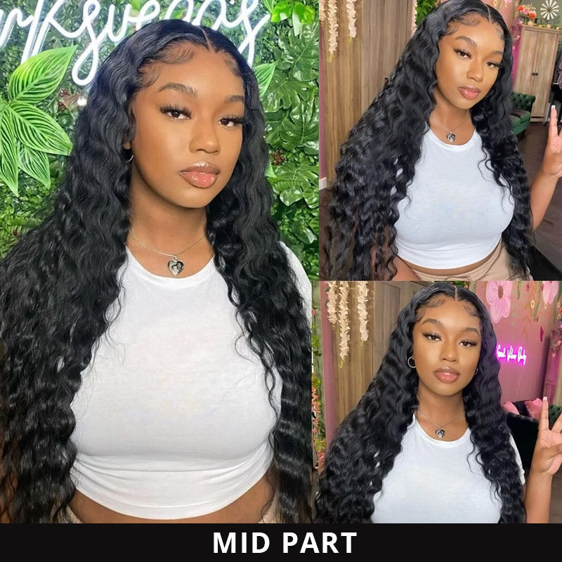 Allove Hair PartingMax Glueless Wig Upgrade 7x6 HD Lace Wig Loose Deep Wave Human Hair