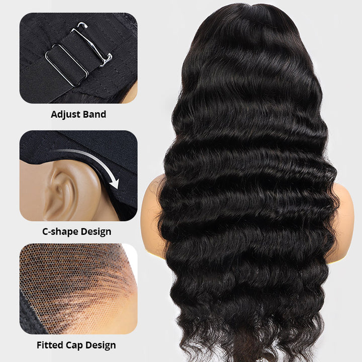 Allove Hair PartingMax Glueless Wig Upgrade 7x6 HD Lace Wig Loose Deep Wave Human Hair