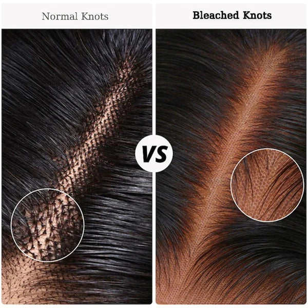 Bleached Knots Wear Go Wig | 5x5 Kinky Straight HD Glueless Lace Front Wigs