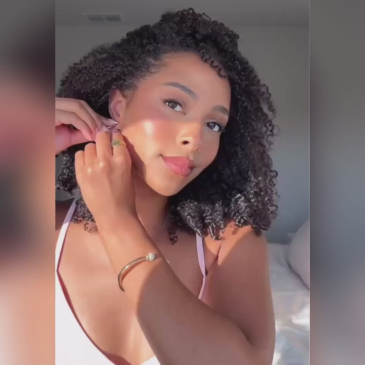 Afro Kinky Curly Crochet Human Hair For Braiding Pre-Separated Crochet Feather Hair Extensions 100% Human Hair