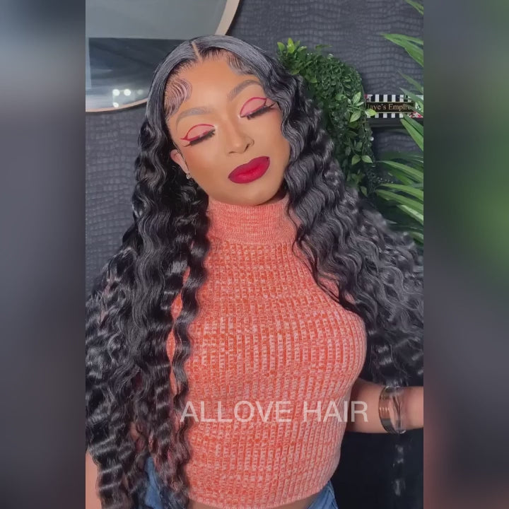 Bleached Knots Wear Go Wig | 5x5 Loose Deep Wave Lace Front Wig With Pre Plucked Hairline