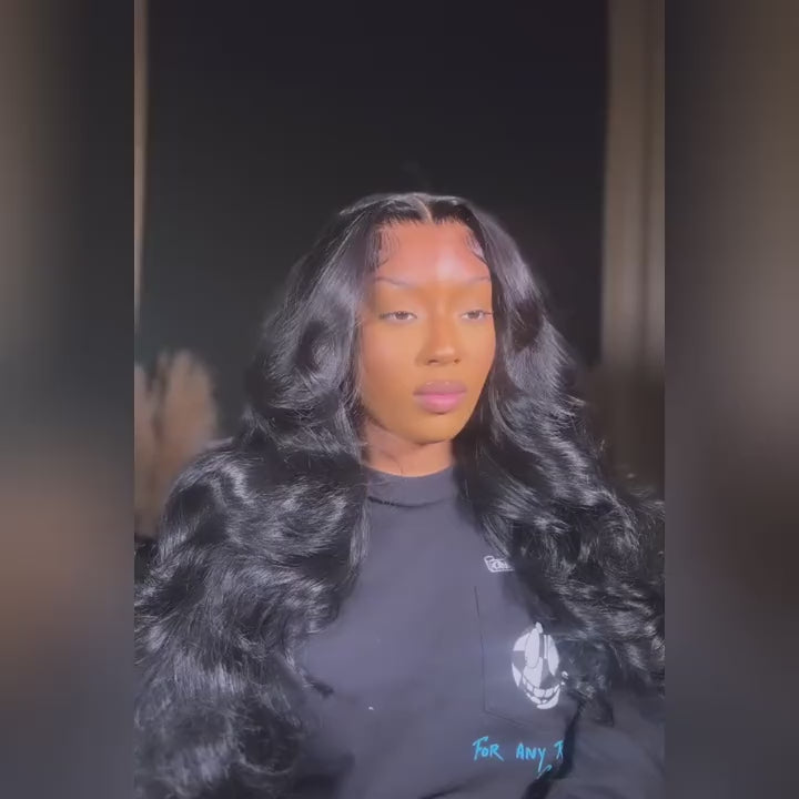 Indian Body Wave 4 Bundles with Lace Frontal Virgin Human Hair