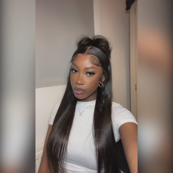 Pre Plucked Wear & Go Wig | 30'' Straight Hair 13x4 HD Lace Front Wig For Women