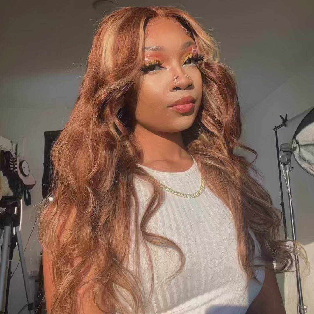 <@yasdoesitt Recommend> Highlight Body Wave 13x4 HD Lace Front Colored Wigs