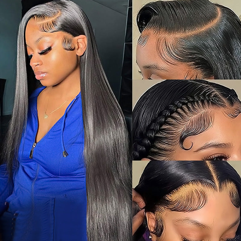 Ultimate 13x4 HD Lace Front Wig | Silky Straight Human Hair | Adjustable Straps | Natural Looking