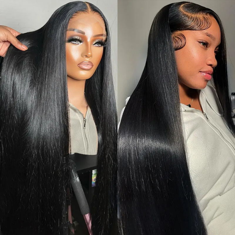Pre Cut Lace Wig | Affordable Silky Straight 13*4 Human Hair HD Lace Front Wigs 180% Density