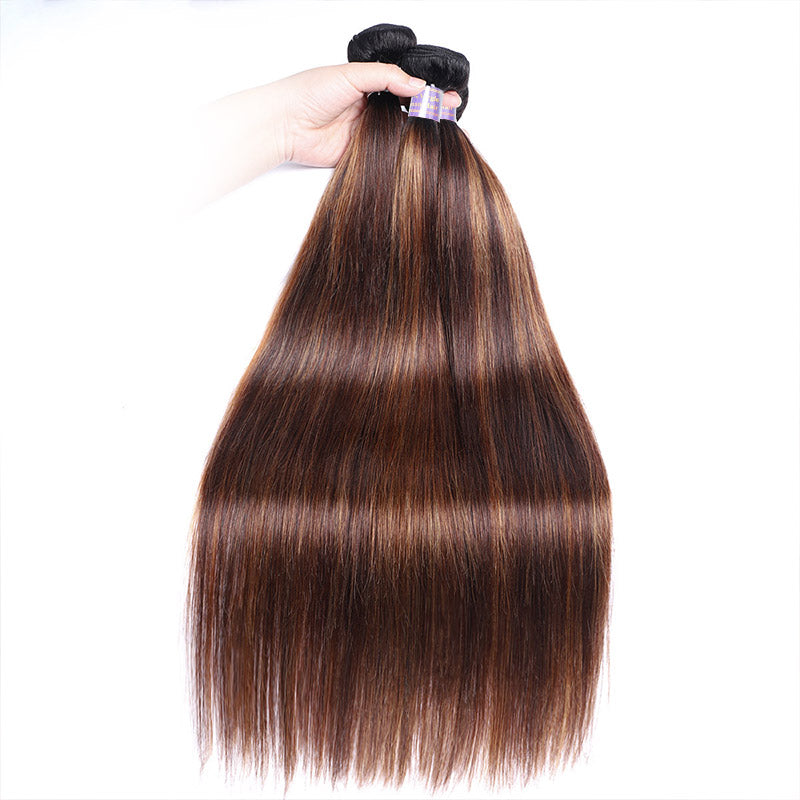 New Arrival #FB30 Highlight Straight Human Hair Bundles