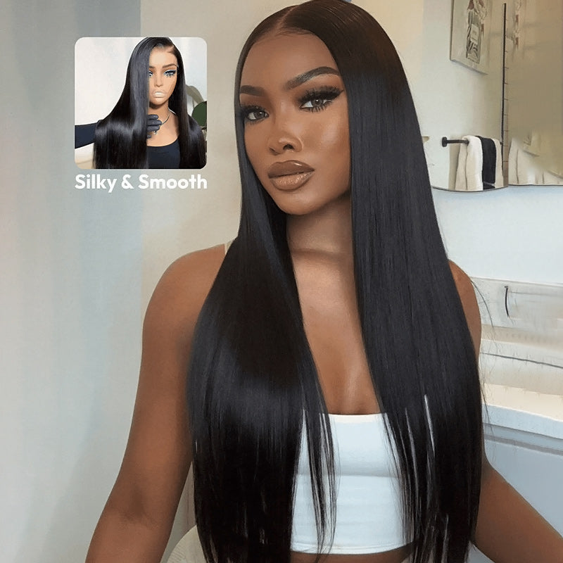 100% Glueless Wear Go Wig Pre-Cut Lace 13x4/13x6 HD Lace Wigs No Glue 200% Density Human Hair Wigs - AlloveHair