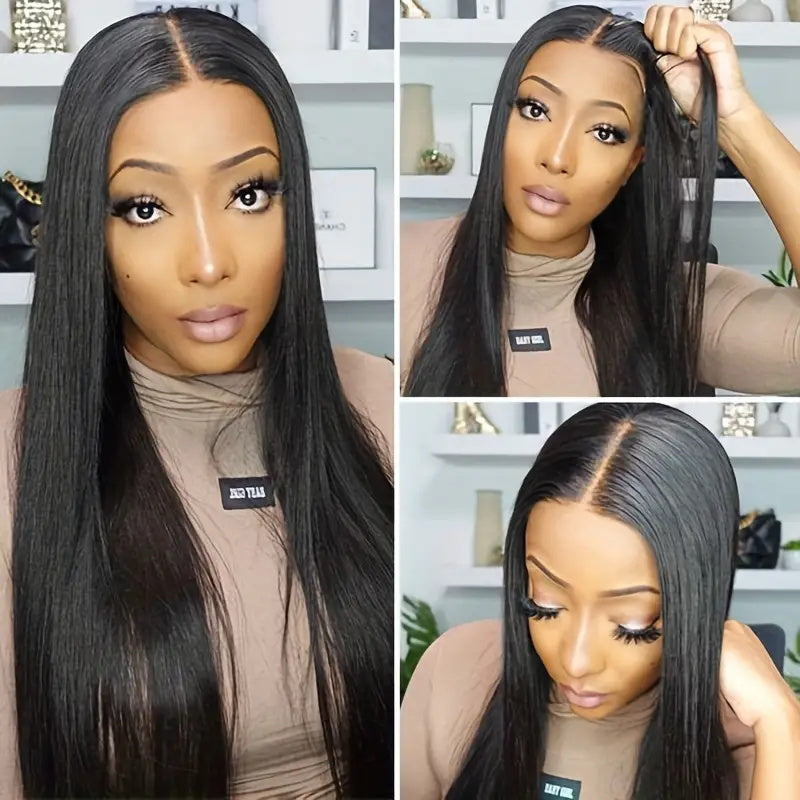 Pre Cut Wear & Go Lace Wig | Affordable Silky Straight 13*4 Human Hair HD Lace Front Wigs 180% Density