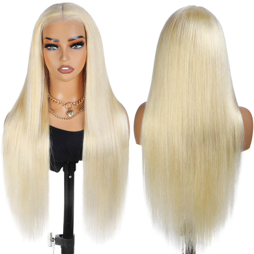 Bleached Knots Wear Go Wig | Glueless 30 Inch 613 Blonde 13x4 HD Lace Front Wigs Bone Straight Hair