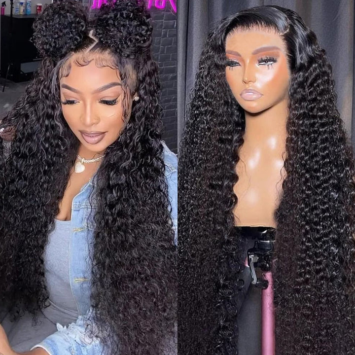 【Big/Small Head Friendly Wig】13x4 HD Lace Front Wig Water Wave Human Hair 180% Density with Pre Plucked