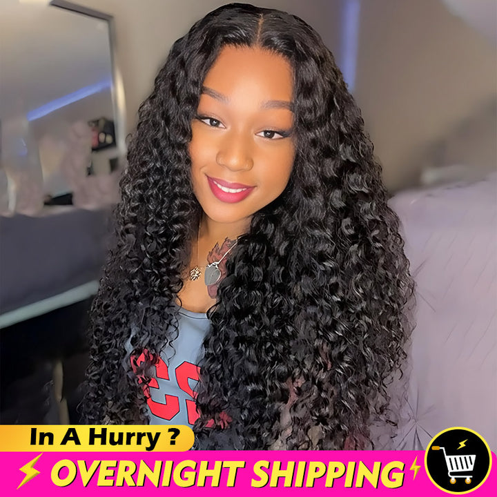 Overnight Shipping Long 18-34Inch HD 13x4 Lace Front Glueless Wet And Wavy Wig Water Wave Wear & Go Wigs
