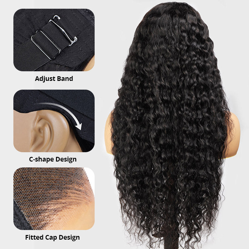 Allove Hair PartingMax Glueless Wig Water Wave 7x6 Closure HD Lace Wig