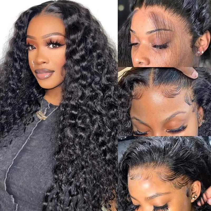 250% Density Water Wave 13x6 Full Lace Frontal Wig Pre-Everything