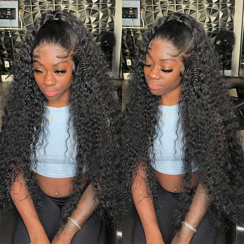 Pre Cut Lace Wig | Breathable Water Wave 13*4 Lace Front Glueless Lace Wigs 180% Density