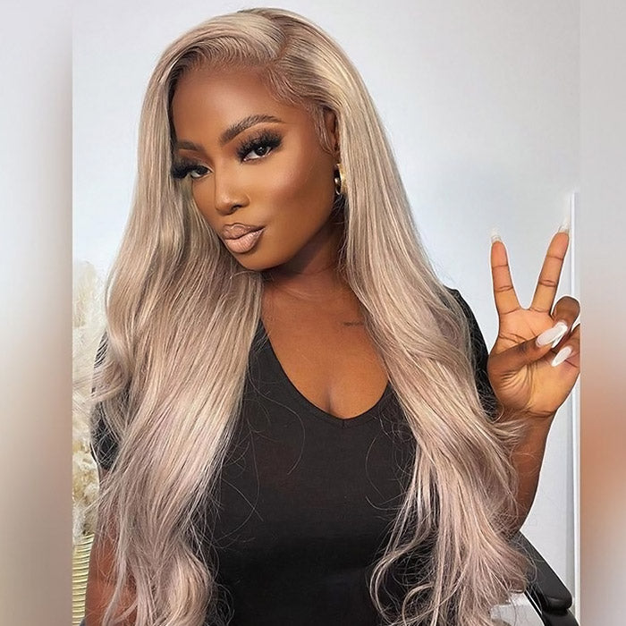 Allove Hair New Arrival 13x4 Blonde Wig With Brown Highlights #P10/613 Straight Hair 13x6 Lace Front Wigs