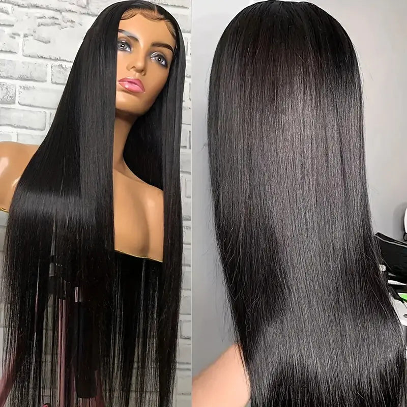 Transparent T-Part Lace Wig Straight Human Hair