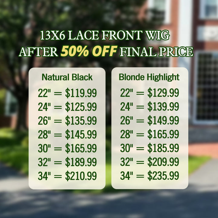 [Add to Cart 50% Off Automatically] 13x6 Lace front Wigs 30'' $165.99 180% Density Pre Everything - AlloveHair