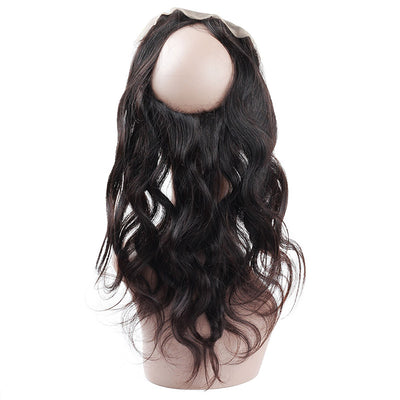 Allove Hair Brazilian Body Wave 2 Bundles with 360 Lace Frontal Closure : ALLOVEHAIR