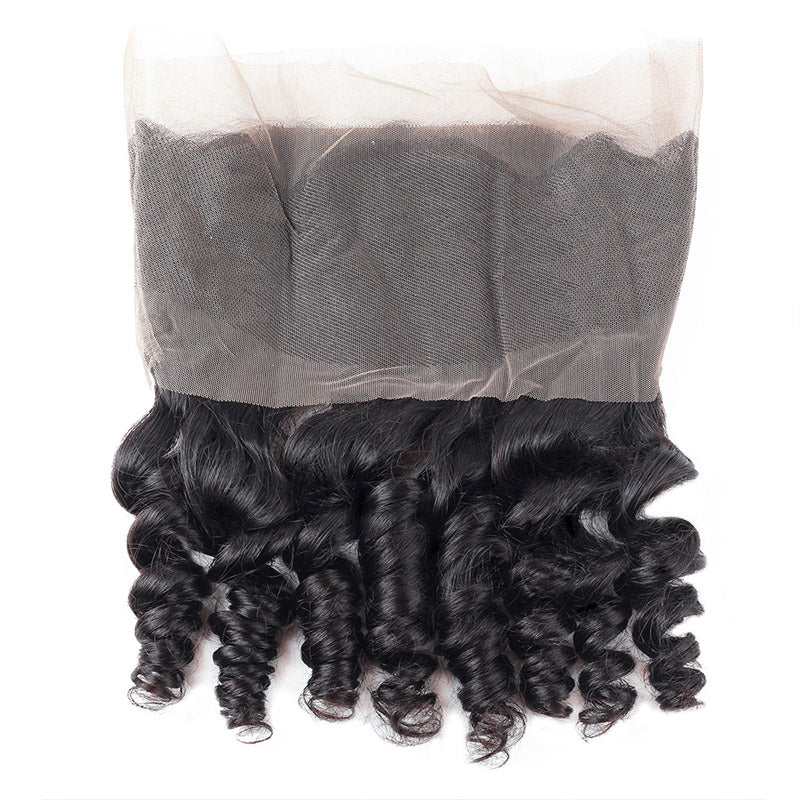 Allove Hair Peruvian Loose Wave Virgin Human Hair 2 Bundles with 360 Lace Closure : ALLOVEHAIR