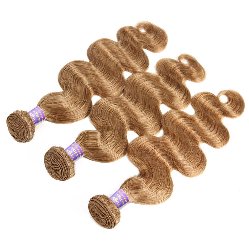 Allove Hair New Arrival Color 27# Body Wave Human Hair 3 Bundle Deals : ALLOVEHAIR