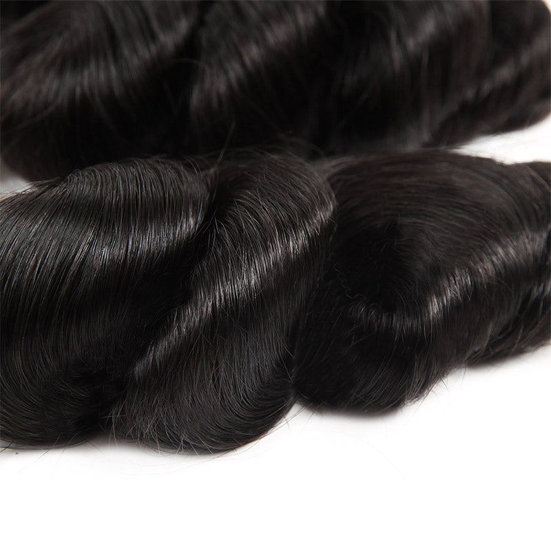 Allove Hair Indian 3 Bundles Loose Wave Virgin Human Hair : ALLOVEHAIR