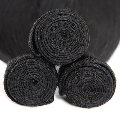 Allove Hair Malaysian Straight 4 Bundles Virgin Human Hair Extensions : ALLOVEHAIR