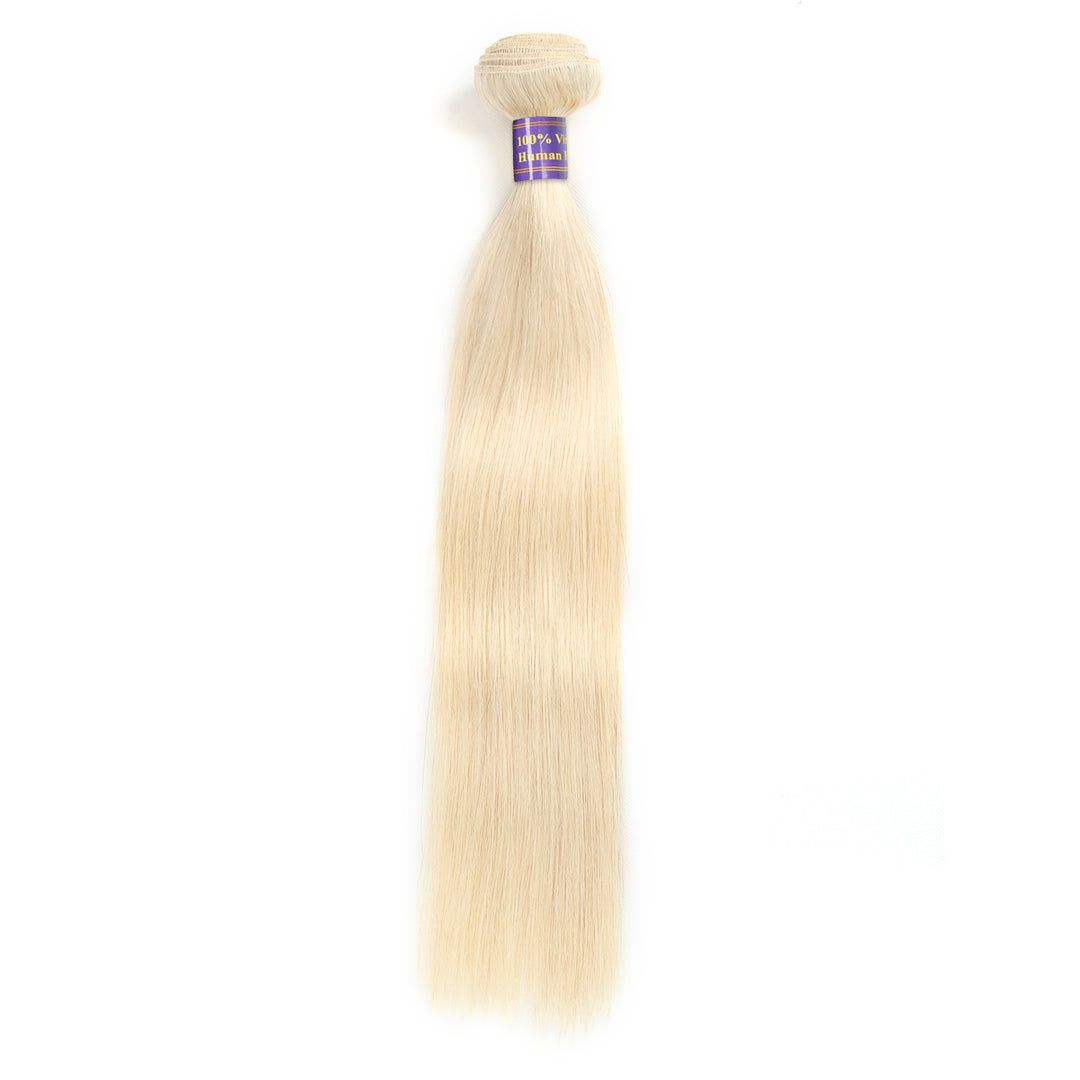 New Arrival 613 Blonde Straight Human Remy Hair Weave 3 Bundles : ALLOVEHAIR