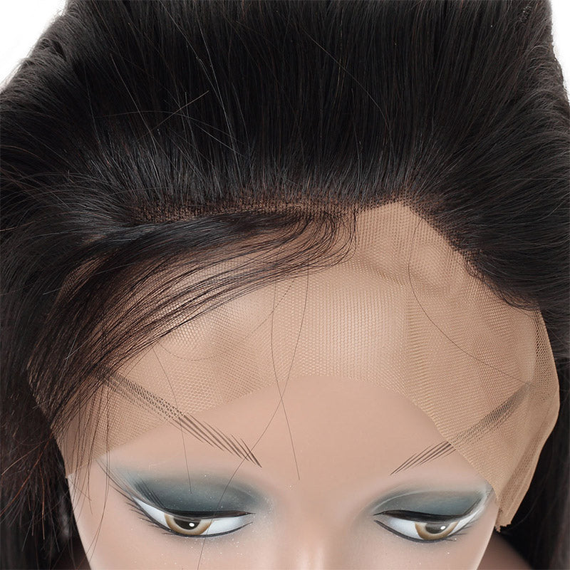 Indian Straight Hair 2 Bundles with 360 Lace Closure Virgin Human Hair : ALLOVEHAIR