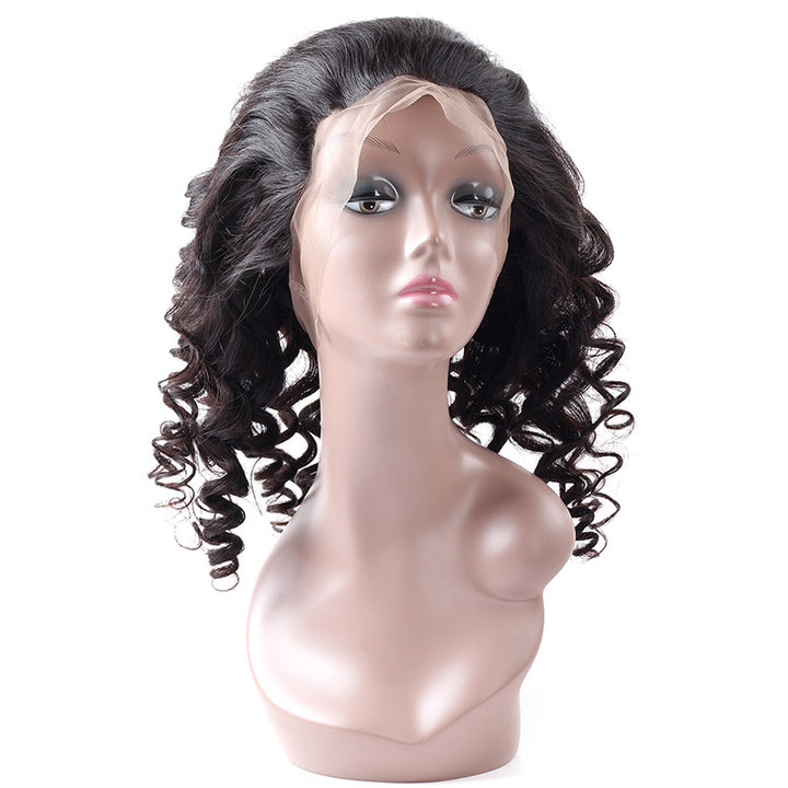 Allove Hair Brazilian Loose Wave Virgin Human Hair 2 Bundles with 360 Lace Closure : ALLOVEHAIR