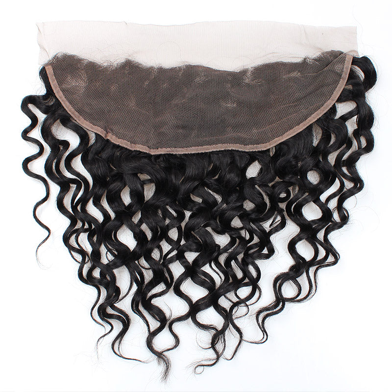 Allove Hair Water Wave 13*4 Lace Frontal Closure Virgin Human Hair : ALLOVEHAIR