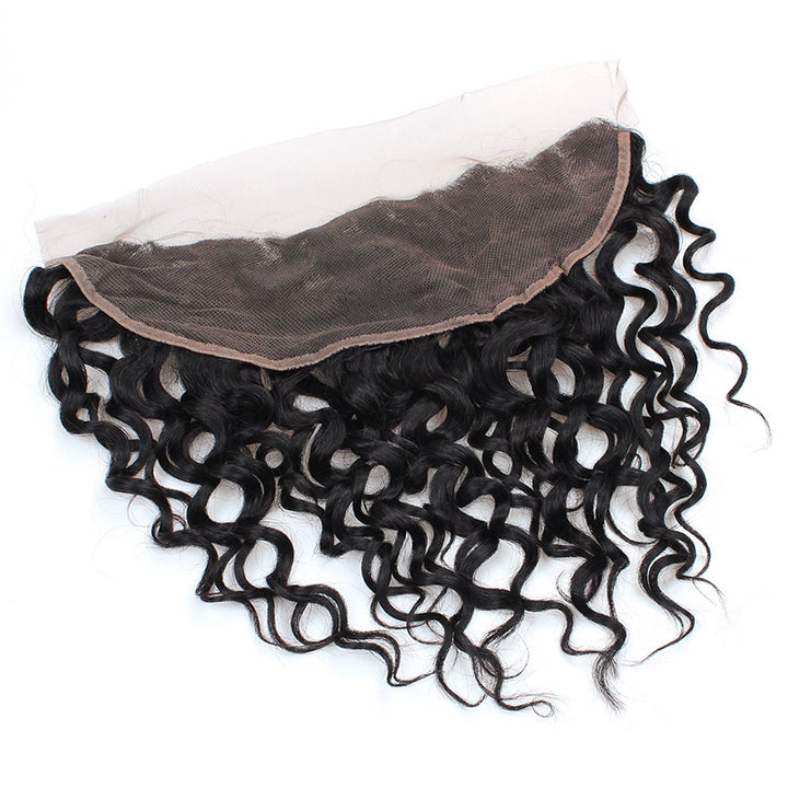 Allove Hair Water Wave 13*4 Lace Frontal Closure Virgin Human Hair : ALLOVEHAIR