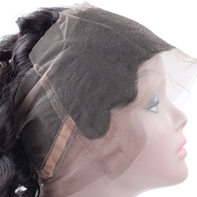 Allove Hair Loose Wave Virgin Human Hair 360 Lace Frontal Closure : ALLOVEHAIR