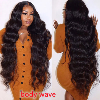 ⏰⏰Flash Sale (22-40") Straight /Body wave/Deep wave /Water Wave/Kinky Curly 13x4 HD Transparent Lace Front Wig 150% Density, First Paid First Served!