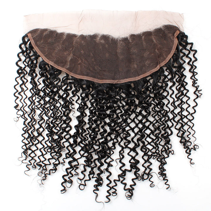 Allove Hair Curly 13*4 Lace Frontal Closure Virgin Human Hair : ALLOVEHAIR